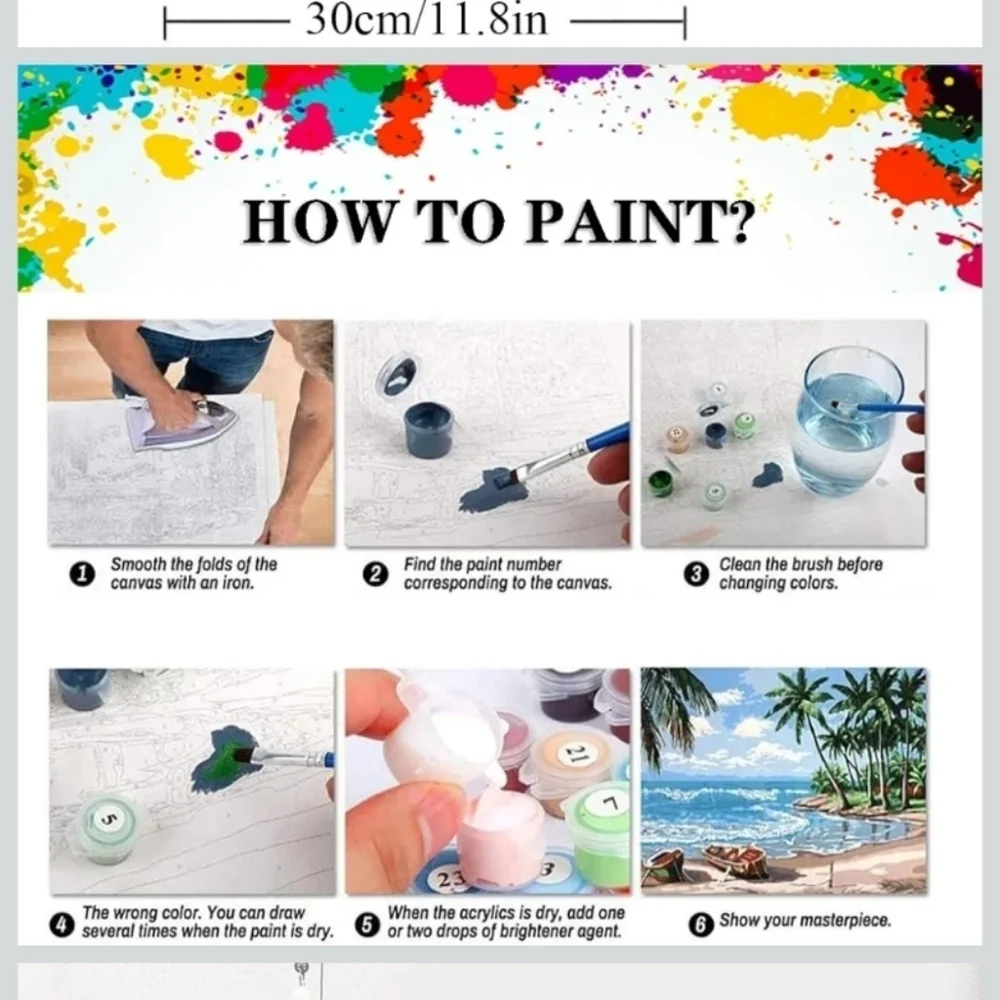 LWZAYS Paint By Numbers Kit Mountains (New)